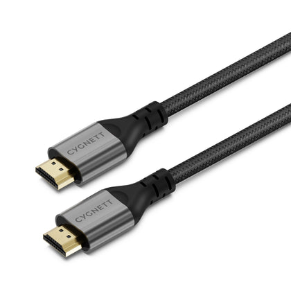 Cygnett Unite 8K HDMI TO HDMI Cable (1.5M) - Black(CY4532CYHDC) Braided,Supports 8k(60hz) & 4k(120hz),48Gbps Bandwidth, 2 Years Warranty