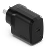 Cygnett PowerPlus 25W USB-C PD Fast Wall Charger-Black(CY4735PDWCH), Palm-Size,Portable,Best for iPhone,Samsung's PPS & USB-C Devices,2 Years Warranty
