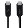 Belkin Thunderbolt 3 Cable USB-C  to USB-C (1M) - Black (F2CD081ds1M-BLK ), 60W PD, 20Gbps, 4K/Ultra-HD, Thunderbolt Certified, 2 Years Warranty