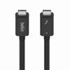 Belkin Connect Thunderbolt 4 Cable 1M Passive - Black(INZ003bt1MBK),40Gbps,100W Power Delivery,Thunderbolt 4 certified,USB4 Compliant,2 Years Warranty