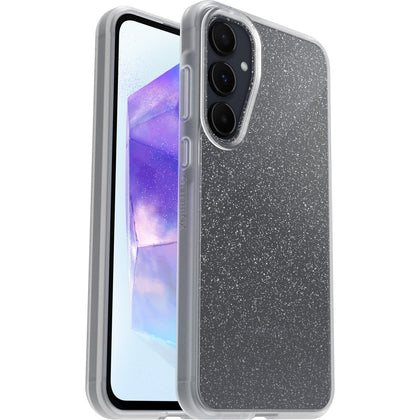 Otterbox React Samsung Galaxy A55 5G (6.6') Case Stardust - (77-95411), Antimicrobial, DROP+ Military Standard, Raised Edges, 7 Years Warranty