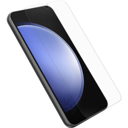 OtterBox Premium Glass Antimicrobial Samsung Galaxy S23 FE (6.4') Screen Protector Clear - (77-94280), DROP+ 3ft Protection, 2 Years Warranty