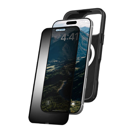 UAG Removable Privacy Apple iPhone 16 Plus/ iPhone 15 Plus (6.7') Screen Protector - Tint (14436711NA), Anti-Glare, Recyclable, 1 Year Warranty