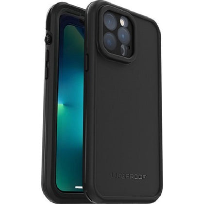 (LS) LifeProof FRE Apple iPhone 13 Pro Max Case Black - (77-85512), WaterProof, 2M DropProof, DirtProof, SnowProof, 360° Protection Built-In Screen-Co