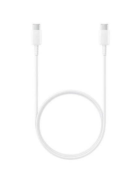 Samsung 60W USB-C to USB-C (2.0) Cable (1M) - White(EP-DA705BWEGWW), Versatile Compatibility, 6 Months Warrranty