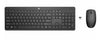 HP 235 USB Wireless Keyboard & Mouse Combo Reduced-sized & Low-Profile Quiet Keys Easy Cleaning Plug & Play for Notebook Desktop PC MAC