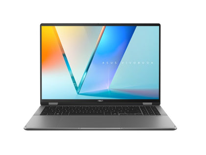 ASUS Vivobook 16 Flip INTEL CORE ULTRA 7 258V 16.0' 3K (2880 x 1800) OLED 16:10 aspect ratio LPDDR5X 32G [ON BD.] 1TB PCIEG4 Matte Grey Win11 Pro