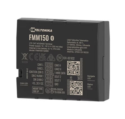 Teltonika FMM150 Advanced 4G LTE Cat M1 GPS tracker with integrated CAN data processor