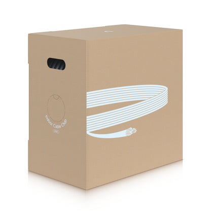 Ubiquiti UniFi Indoor Cable Cat6A CMP, Category 6A Ethernet Cable, High-Speed Deployments In Environments, Require Plenum-Rated Cabling
