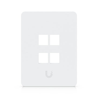 Ubiquiti Universal Paintable Keystone Wall Plate, 4-Pack, Universal Keystone Wall Plate, Paintable Cover For Clean, Customizable Finish.