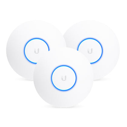 Ubiquiti NanoHD Unifi Compact 802.11ac Wave2 MU-MIMO Enterprise Access Point, 3-Pack *PoE injector is not included, Upgrade from AC-PRO