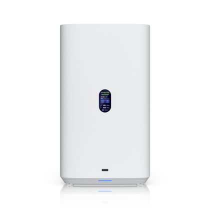 Ubiquiti UNAS 4, White, UniFi Network Storage (4)2.5/3.5' HDD Bays,(2)M.2 NVMe SSD Cach Slot,2.5 GbE, USB-C Connect, PoE+++ Adapter, Compact Footprint