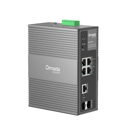 TP-Link IES206GPP Omada 6-Port Gigabit Industrial Easy Managed Switch with 3-Port PoE+ and 1-Port PoE++