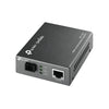 TP-Link MC112CS Media Converter SC WDM Monomodo Simplex 10/100Mbps RJ45 to 100M single-mode SC fiber Tx:1310nm Rx:1550nm up to 20km (LS)