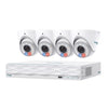 TP-Link Omada T8S4-2T - Omada 8MP Turret PoE Security Camera System with 2TB HDD, 4 Cameras with 16-Channel NVR (Omada Camera)