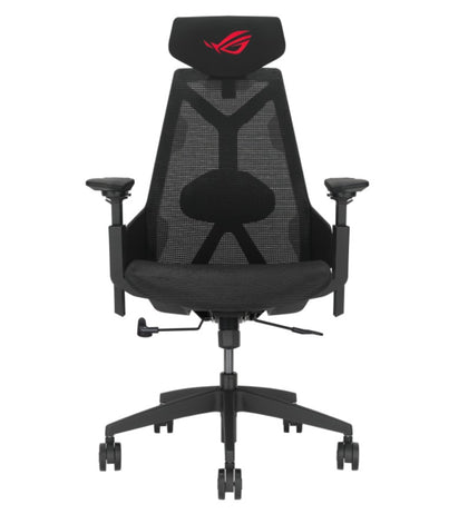 ASUS ROG Destrier Core SL400C Ergo Gaming Chair – Ergo, Mesh, Polyamide Nylon, 136kg load, 3D 360° armrests, 90°–125° tilt, 75mm PU casters