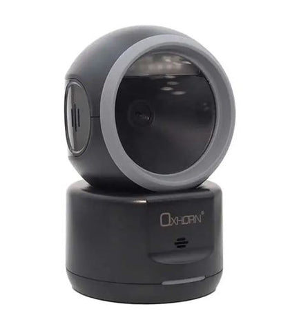 Oxhorn Wireless Bluetooth 2D Desktop Barcode Scanner Commercial Grade USB Plug&Play 5V 1A Sensor Pixel Supported most of System Black