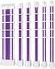 Antec PSU -  Sleeved Extension Cable Kit V2 - Purple / White. 24PIN ATX, 4+4 EPS, 8PIN PCI-E, 6PIN PCI-E, Compatible with Standard PSU (LS)