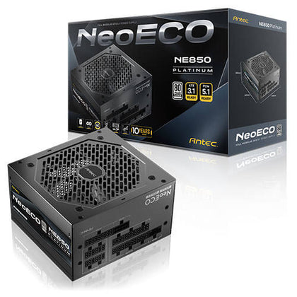 Antec NEP 850W 80+ Platinum, Fully Modular, Zero RPM, 28(18+10) pin MBU, 2x 8PIN EPS, Japanese Heavy Capacitors, LLC, ATX Power Supply (LS)