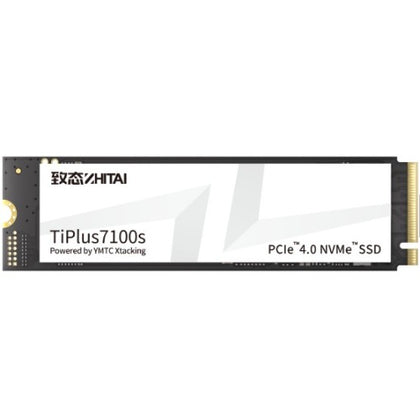 Zhitai TiPlus7100s SSD 1TB M.2 2280 YMTC Xtacking 4.0  TLC Chip PCle Gen 4 X 4.0 NVMe 4.0 7400MB/s 6900MB/s R/W 600 TBW 5Y warranty