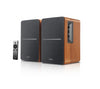 Edifier R1280T - Lifestyle Bookshelf Speakers Brown - 3.5mm AUX/Dual RCA, 42W,  MDF Wooden Enclosure