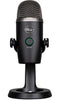 Logitech YETI NANO Premium USB microphone Black Max SPL: 120 dB (THD: 0.5% 1 kHz) Frequency Response: 20 Hz - 20 kHz