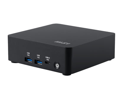 MSI Cubi NUC AI 1UMG-013BAU Mini PC Black Barebone Core Ultra 5 125H 2x Thunderbolt 4 2x HDMI 2x Intel® I226V (2.5G) Wi-Fi 6E AX211 3Y