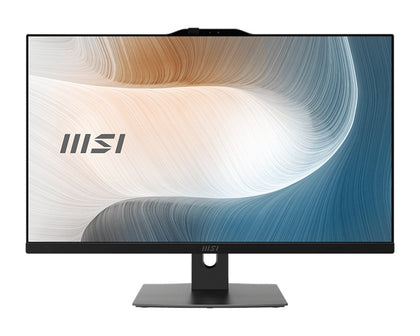 MSI Modern AM272P 1M-1218AU AIO Black, 27' Non-Touch, W11, i5-120U, Iris Xe, 64GB DDR5, M.2 NVMe, WiFi AX, USB-C, HDMI, webcam (LS)