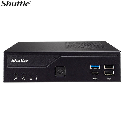 Shuttle DH610 Slim Mini PC 1L Barebone-Intel 12th/13th Gen , 2xDDR4, 2.5' HDD/SSD bay, 2xLAN (1G & 2.5G), 2xRS232(RS422/485), HDMI, 2xDP, 120W, Vesa M