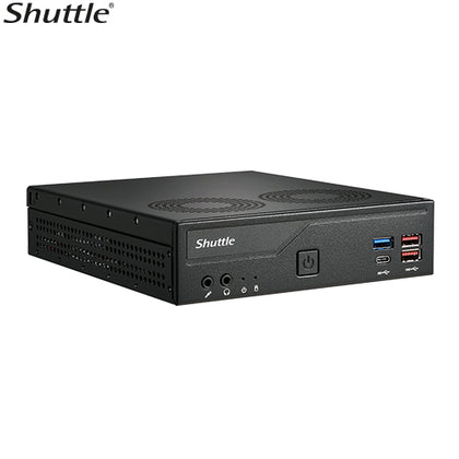 Shuttle DH770 Slim Mini PC, Intel ® 14th/13th/12th Gen LGA1700 socket, 1L, H770, 2x DDR5, 2x 2.5G LAN, 2x COM, 4x USB 3.2 Gen 1, 4x USB 3.2 Gen 2, 2x