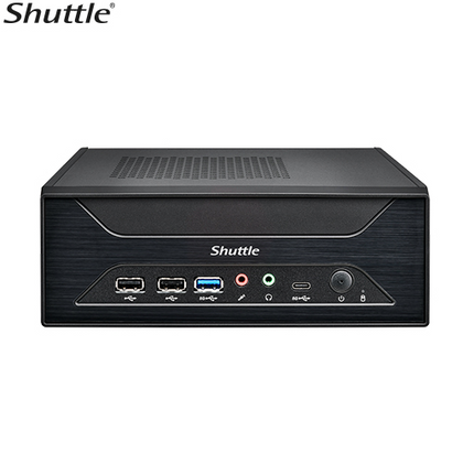 Shuttle XH810 XPC BareboneIntel ® 65W ARL-S Core Ultra 9/7/5 LGA1851, 3L, H810, 2x DDR5(max 96GB), 2x M.2 2280, 2x LAN, 3x COM, HDMI, DP,HDD/SSD, RAID
