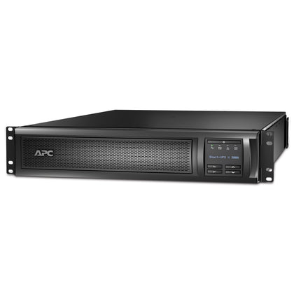 APC Smart-UPS X 3000VA/2700W Line Interactive UPS, 2U RM/Tower, 230V/16A Input, 1x IEC C19 & 8x IEC C13 Outlets, Lead Acid Battery, SmartSlot