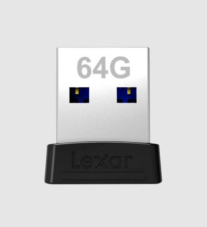 Lexar S47 64GB JumpDrive® Plug n Stay USB 3.1 Flash Drive, up to 250MB/s read And for added versatility, the drive is backwards compatible with USB 3.