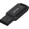 Lexar V400 64GB JumpDrive® USB3.0 Flash Drive, up to 100MB/s read Black,Securely protect files with Lexar DataShield. 256-bit AES encryption for added