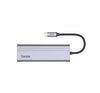 Lexar 7-in-1 USB-C Hub H31 transfer speeds up to 312MB/s1 read. For added convenience, it is backwards compatible with UHS-I cards and has a USB-C™