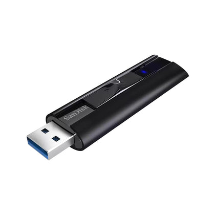 SanDisk 256GB Extreme Pro USB3.2 Solid State Flash Drive, CZ880 Black, Read up to 420MB/s, Write up to 380MB/s, USB-A (LS)