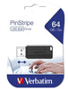 Verbatim Store'n'Go Pinstripe USB Drive 64GB (Black) 2 Years Limited Warranty