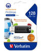 Verbatim 128GB Antibacterial Pinstripe USB 3.0 Drive (with Microban®) Black