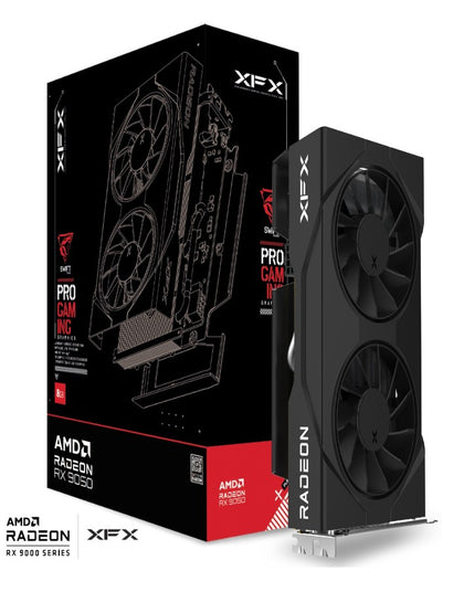 XFX Swift AMD Radeon RX 9050 Gaming Edition with 8GB GDDR6 HDMI 2xDP, AMD RDNA™ 4 (RX-95SWFT8BE)