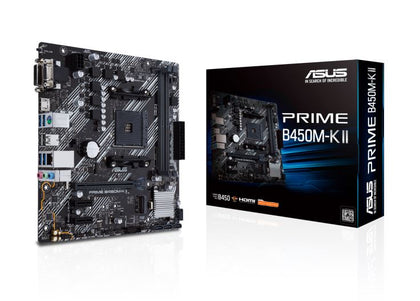 ASUS PRIME B450M-K II (AMD B450) micro ATX motherboard