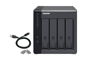 QNAP TR-004, 4 BAY DAS(NO DISK) HARDWARE RAID EXPANSION FOR WIN,MAC,LINUX DEVICE, TWR, 2YR, freeshipping - Goodmayes Online