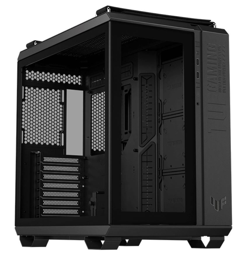 ASUS GT502 TUF Gaming Case Black ATX Mid Tower Case,Tool-Free Side Panels,Tempered Glass,8 Expansion Slots,4 x 2.5'/3.5' Combo Bay ASUS