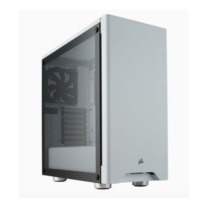 Corsair Carbide 275R White,Tempered Glass, Clean and Mminimalist Design, Up to six 120mm Fans. ATX Mid-Tower Case. (LS) Corsair