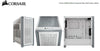 Corsair Carbide Series 4000D Airflow ATX Tempered Glass White, 2x 120mm Fans pre-installed. USB 3.0 x 2, Audio I/O. Case Corsair
