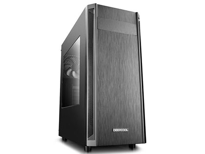 DeepCool D-Shield V2 Compact ATX PC Case, Houses VGA Card Up To 370mm, 1xPre-Installed Rear Fan (LS) DEEPCOOL