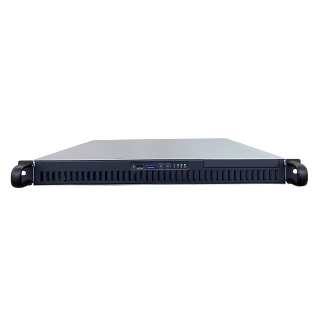 TGC Rack Mountable Server Chassis 1U 395mm, 2x 3.5' Fixed Bays, 1x 2.5' Fixed Bays, up to ATX Motherboard, FH PCIe Riser Card Required, 1U PSU Require TGC