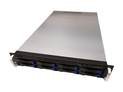 TGC Rack Mountable Server Chassis 2U 680mm, 8x 3.5' Hot-Swap Bays, 2x 2.5' Fixed Bays, up to E-ATX Motherboard, 7x LP PCIe, 2U PSU Required TGC