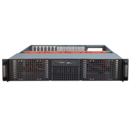 TGC Rack Mountable Server Chassis 2U 650mm, 9x 3.5' Fixed Bays, up to E-ATX Motherboard, 7x LP PCIe, ATX 80mm or 2U PSU Required TGC