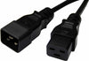 8Ware Power Extension Cable Lead 1m 15A IEC-C19 to IEC-C20 Male to Female for UPS PDU PC Servers Rack-mount Power Distribution Units 8ware