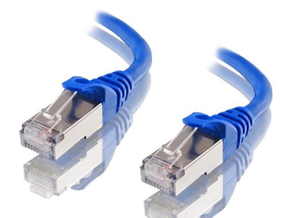 Astrotek CAT6A Shielded Ethernet Cable 15m Blue Color 10GbE RJ45 Network LAN Patch Lead S/FTP LSZH Cord 26AWG Astrotek